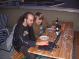 Snake + Myrnek making the WebCam run 